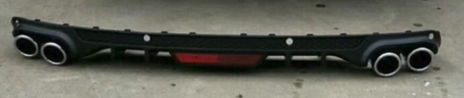 

For SKODA Octavia Body kit spoiler 2015-2017 For Octavia ABS Rear lip rear spoiler front Bumper Diffuser Bumpers Protector