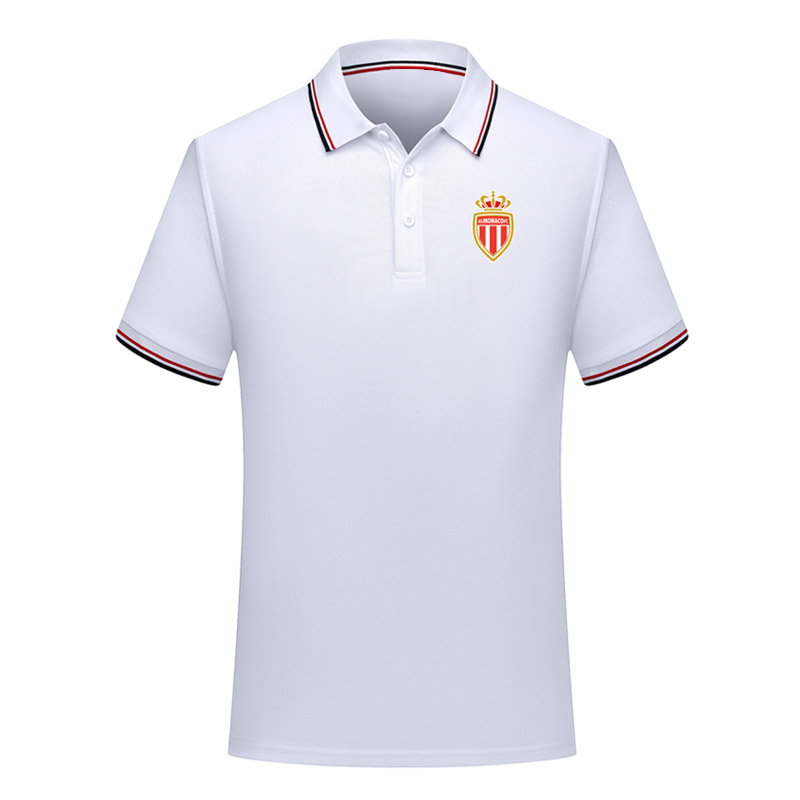 

as monaco fc Soccer Polo Shirt Football Short Sleeve polo shirt summer Fashion shirt training Polo Shirts Sports soccer jersey Men's Polos