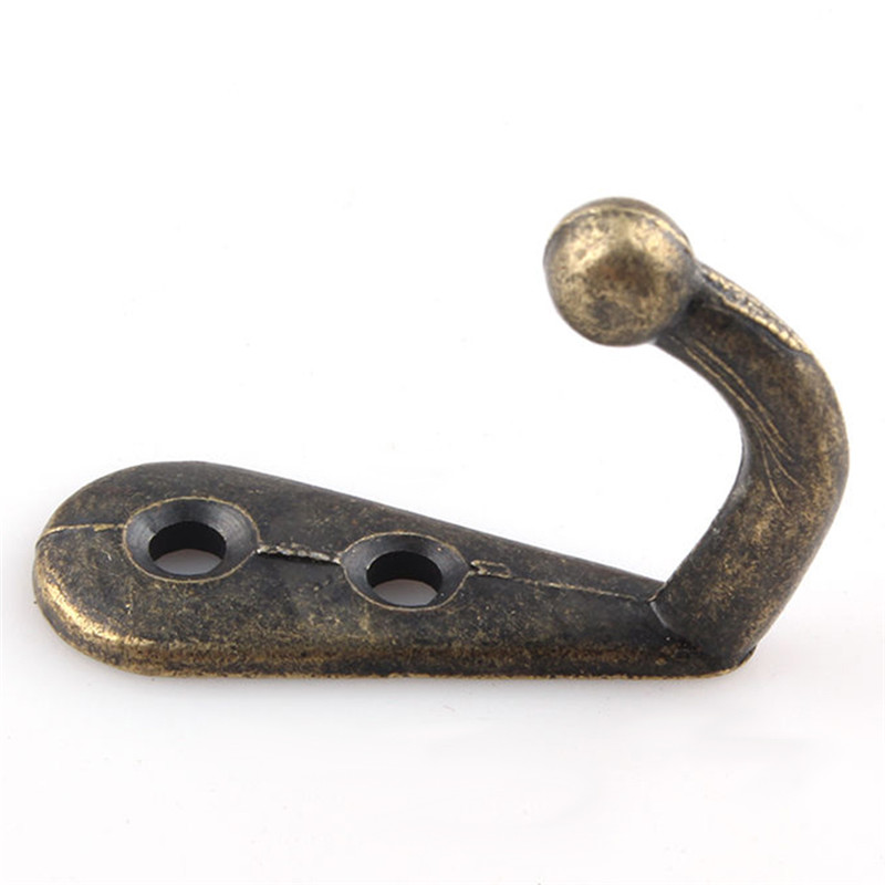 10 Teile Metall Antik Bronze Wandtür Schlüsselhaken Hänger für Hut Mantel Tasche