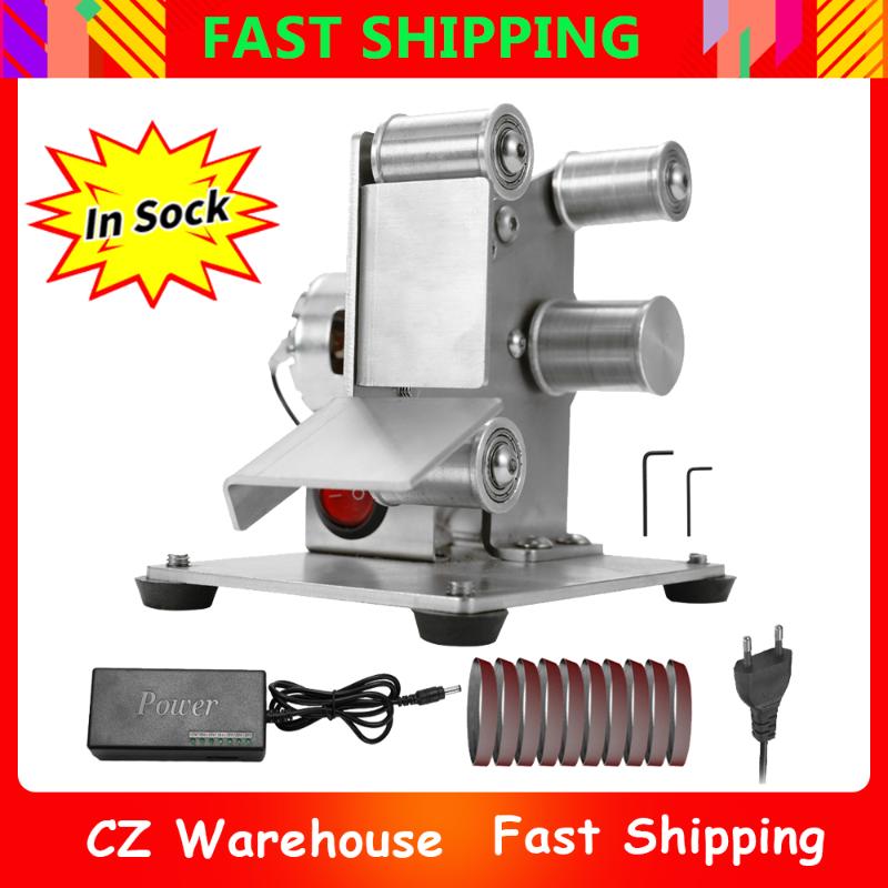 

Angle Grinder Grinding Machine Multifunctional Mini Electric Belt Sander DIY Polishing Grinding Machine Cutter Edges Sharpener