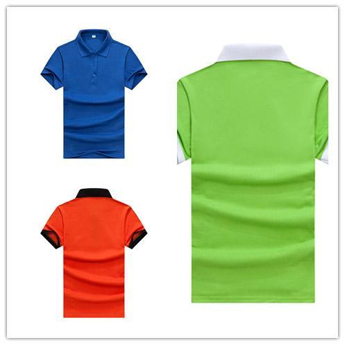 

Men and Women POLO or long shirt Classic Silk Fiber Short Sleeve Uniform T-Shirt J1-112, Gray