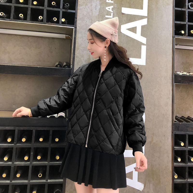 

Duck Down Jacket Woman Short Slim Winter Coat Women Korean Warm Jacket Parka Chamarras De Mujer 9608 YY1244, Black