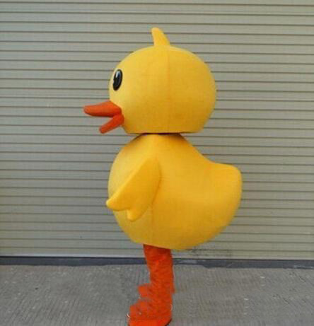 

2019 Factory direct sale Yellow Duck Eva Adult Size Halloween Cartoon Mascot Costume Suit Animal Cartoon Costumes, As pic