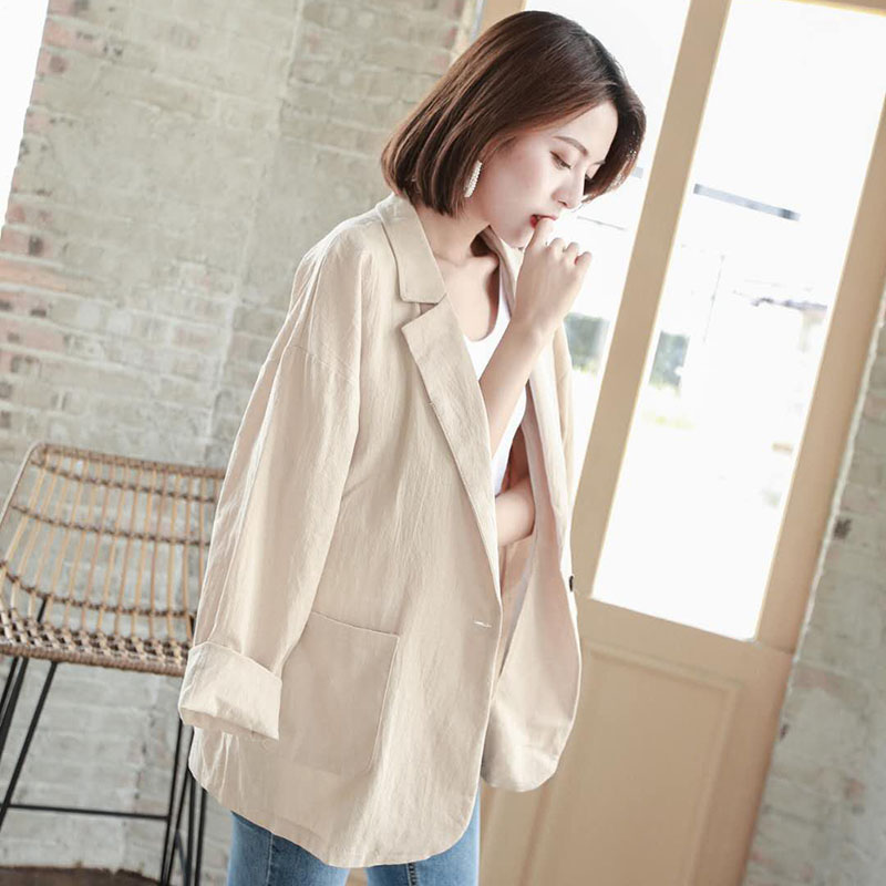 ladies casual linen jackets