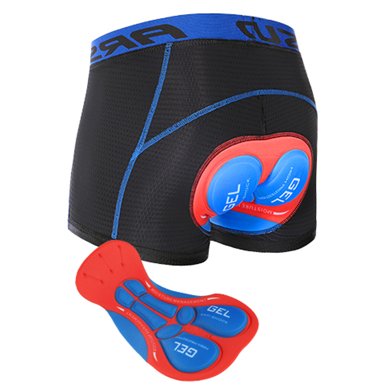 

Top Upgrade Cycling Underwear Men Women Pro 5D Gel Pad Mountain Bike MTB Shorts Shockproof Road Breathable Bicycle Underpants, 001sponge