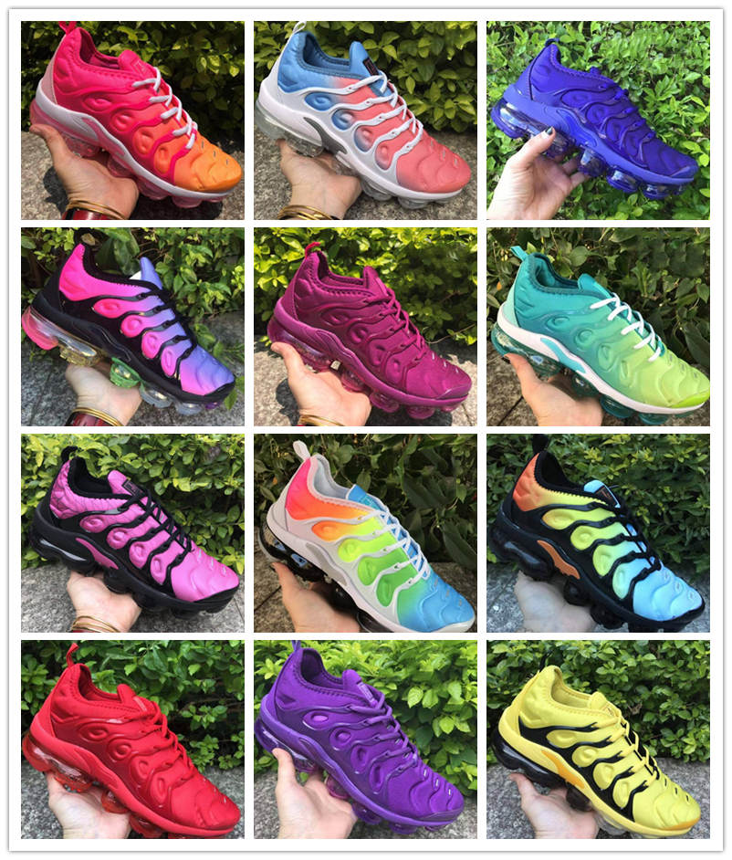 

2019 TN Plus Bumblebee Mens Women Geometric Active Fuchsia Black White Lemon Lime Game Royal Wolf Grey Trainers Sports Sneakers 36-45