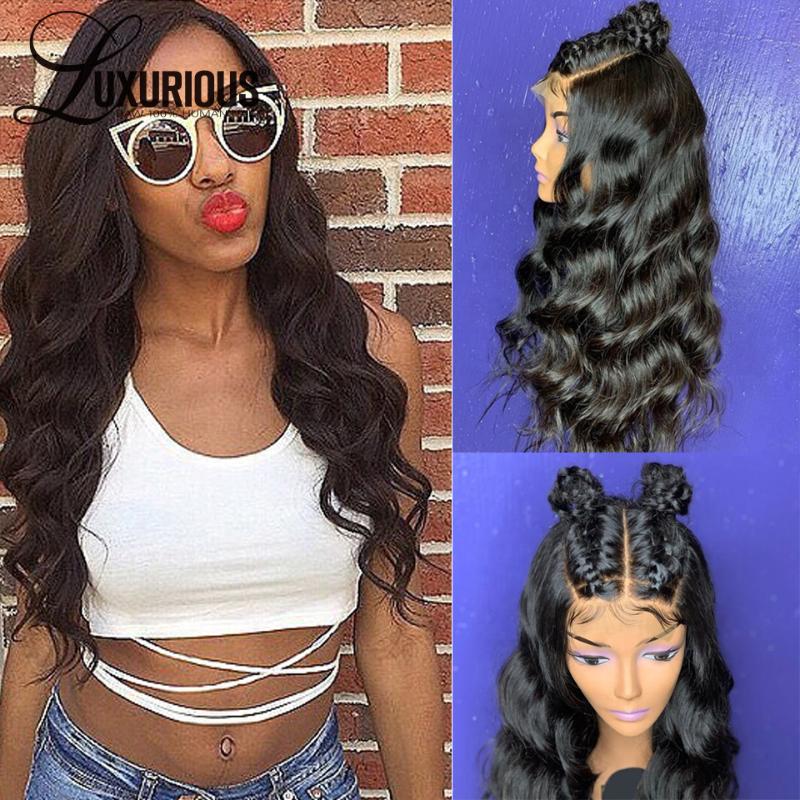 

Loose Wave Lace Front Human Hair Wigs For Women Brazilian Remy Hair Closure Wig Pre Plucked 13x3 Human Wigs With Baby, As pic