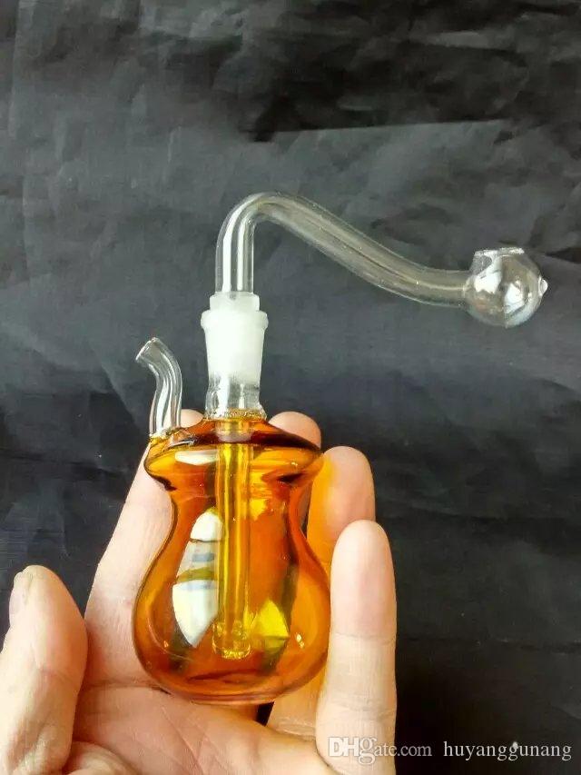

Small water bottles Wholesale Glass bongs Oil Burner Glass Water Pipes Oil Rigs Smoking Free