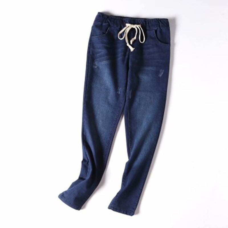 

Jeans women' small pants tight skinny 2020 spring new women' pants Korean elastic stretch high waist pencil, Black