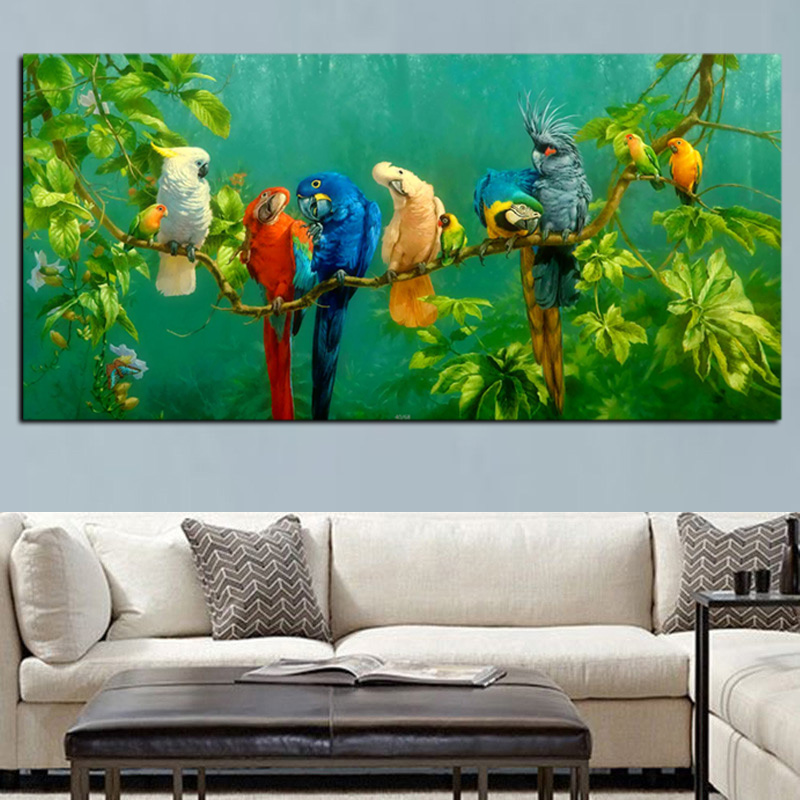 Promotion Tableau Peinture Perroquet | Vente Tableau Peinture ...