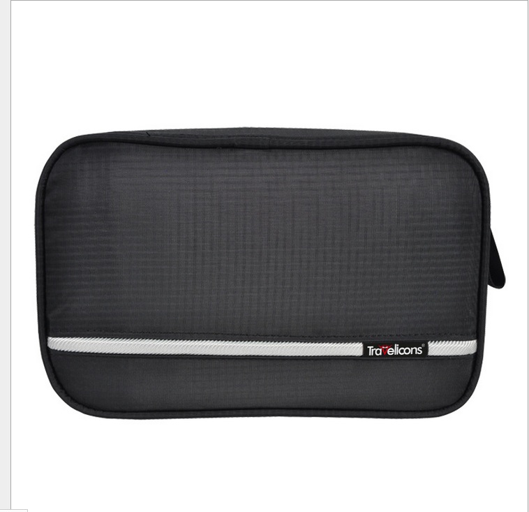 

Casual men's and women's universal travel bag can be hanging wash bag cosmetic multi-function storage duffle handbag, Black
