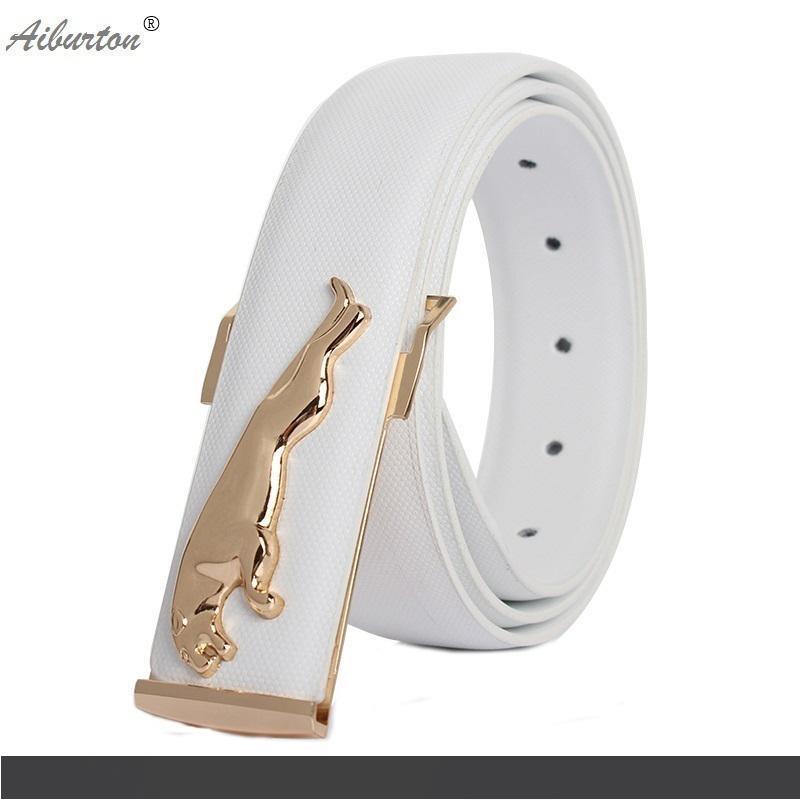 Da Donna Designer Cinture Cintura in Pelle Per Donne Ragazze Lusso Panther Donna Regalo