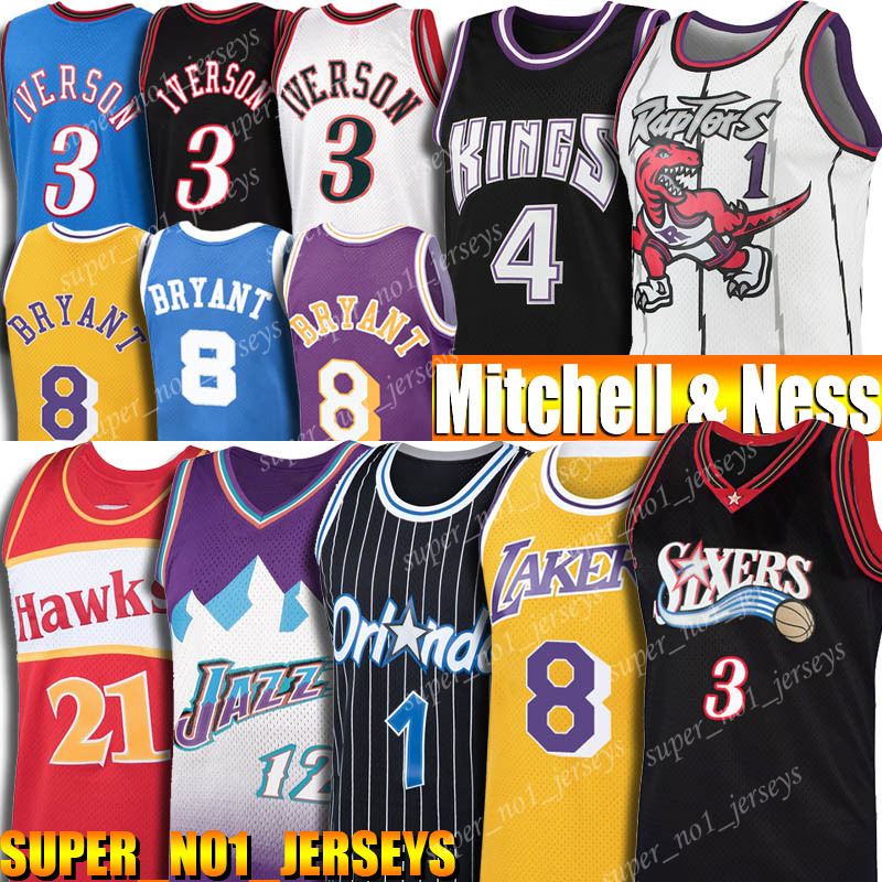 wholesale mitchell and ness throwback jerseys