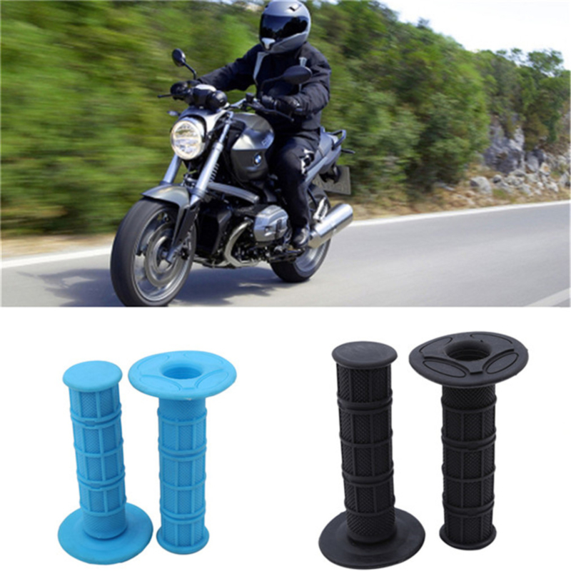 

Black 1 Set (2 pcs) Motorcycle Modified Handle Set Handle Rubber