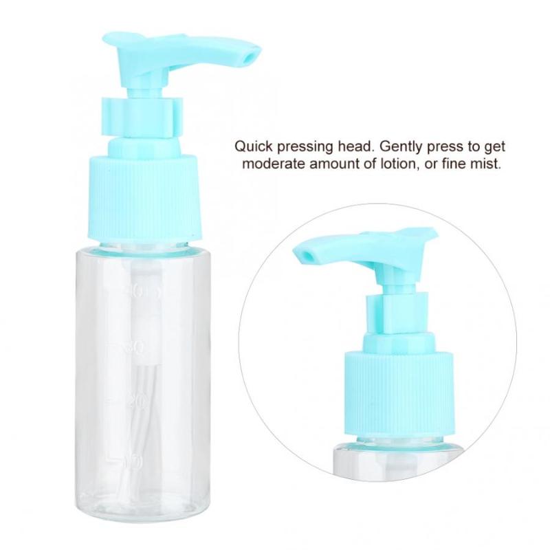 

40ml Plastic Dispenser Pump Bottle For Toner Bath Washes Soap Liquid Shampoo Lotion Refillable Perfume Tubes