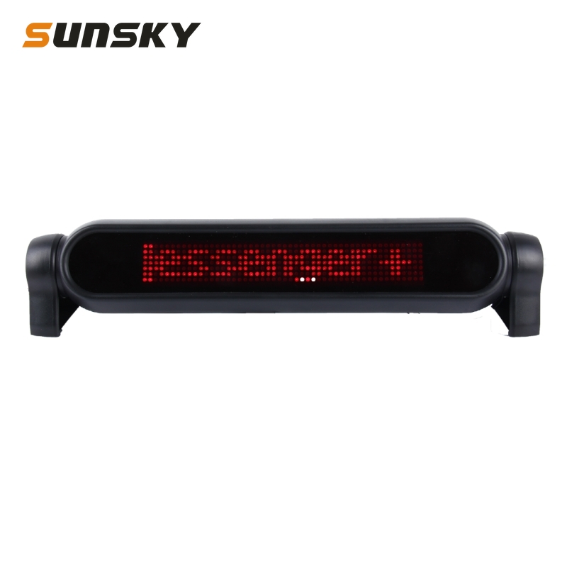 

Car LED Display Scrolling Moving Message text display Infrared remote controller LED Brake Light scrolling Parking, As pic