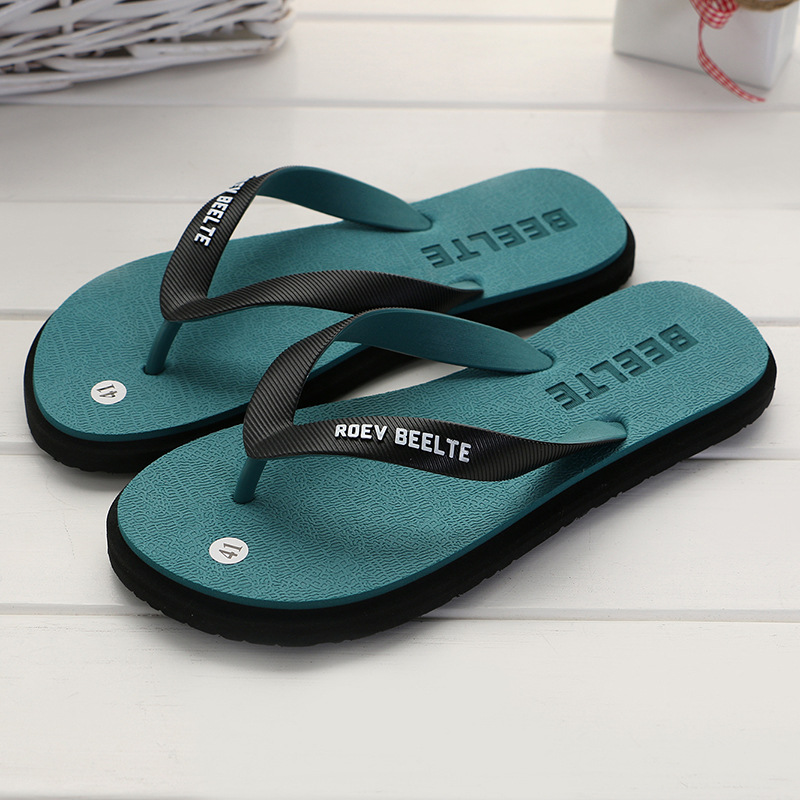 

Hot Sale- soccer pattern EVA couple slippers vacation flip flops summer holiday slipper men cool shoes women flip flops slippers zy216, Grey