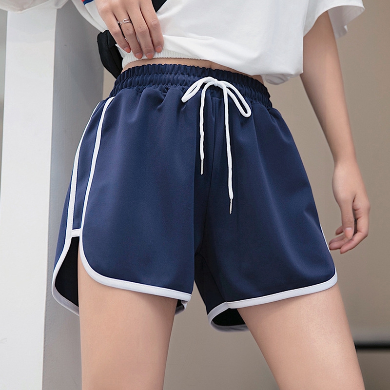 

Sports Loose Shorts Women Wear High Waist Skinny Student Running Shortss, Black