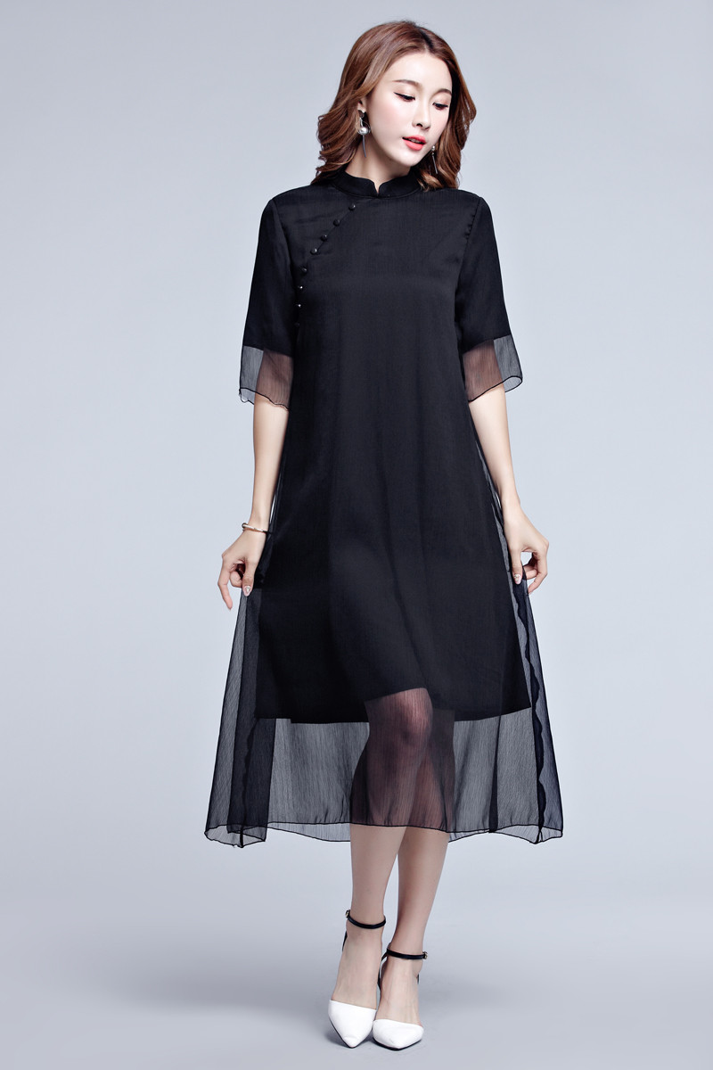 silk elegant dresses