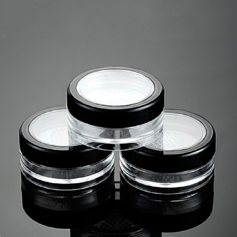 

10G 10ml Empty Loose Face Powder Blusher Puff Case Box Makeup Cosmetic Jars Containers with Sifter Lids