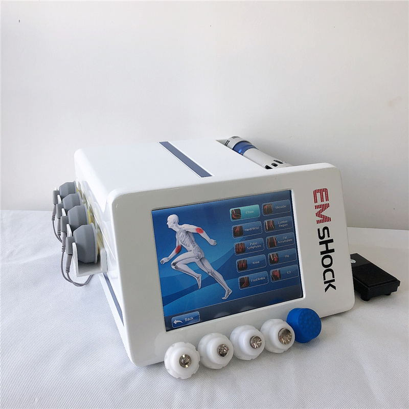 

EMSHOCK Machine Shock wave therapy euqipment for better physiotherapy pain relief cellulite reduce with 5pcs transmitters