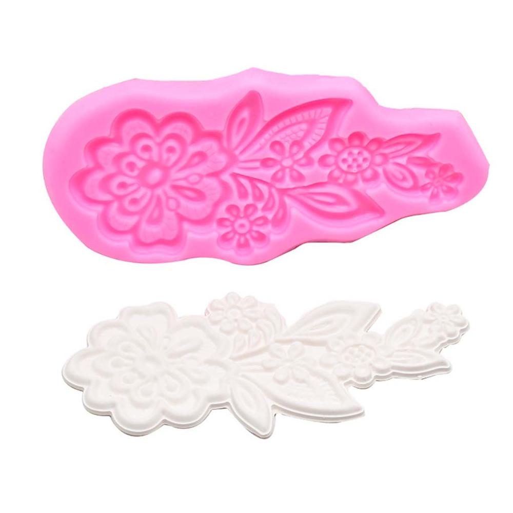 

Delicate Flower Clip Mold Silicone Fondant Icing Mould Wedding Cake Kitchen Molds Decoration moldes de silicona para reposteria