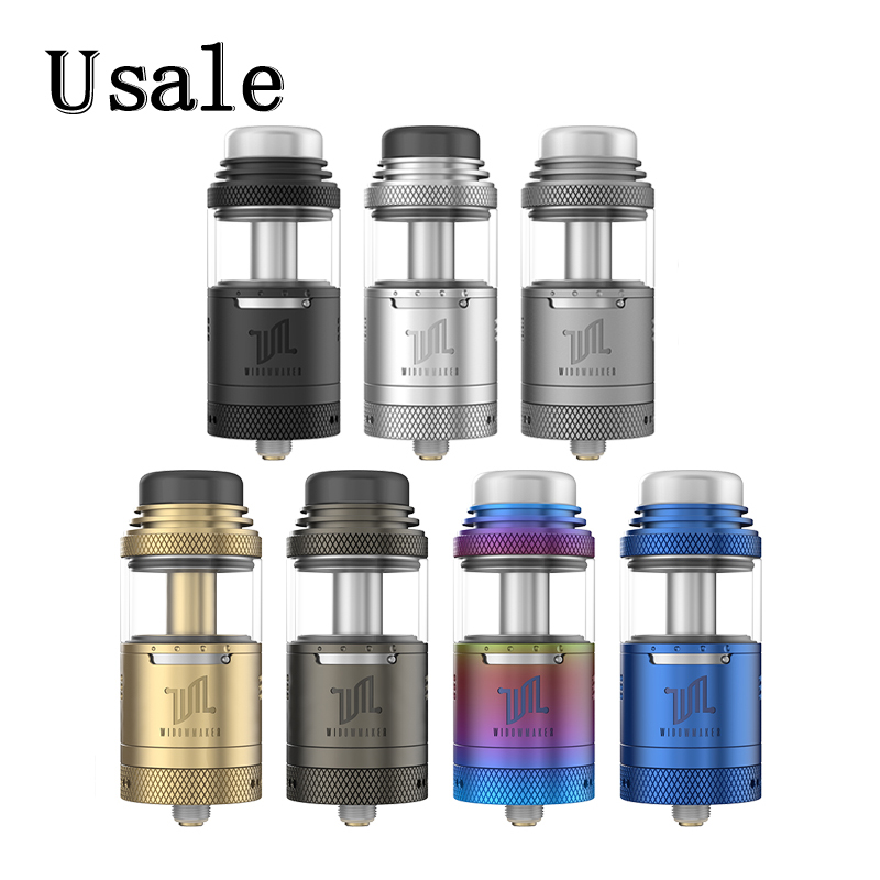 

Vandy Vape Widowmaker RTA 5ml 6ml Dual Intake Airflow Tank with Dual Coil Configuring Port Atomizer 100% Original