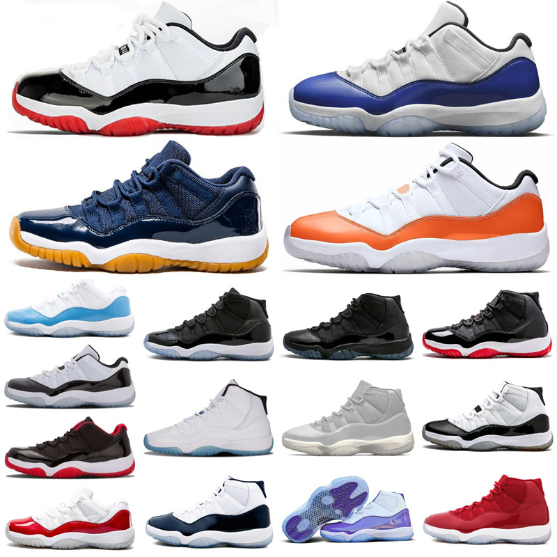 

Top quality 11s white Bred Basketball shoes 11 breathable shoes Metallic Silver Concord High 45 black cat sports sneakers size 36-47, As photo 15