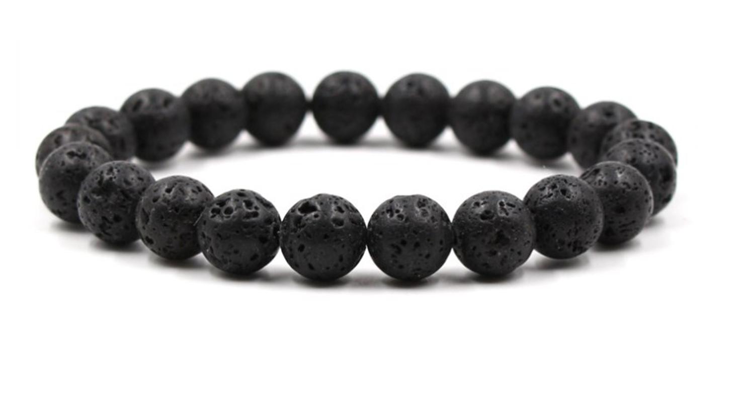 

10mm t5 5 Black Lava Natural Stone Beads Bracelets for Women Volcanic Rock Tiger Eye Bead Strand Bracelet Men Jewelry Gifts