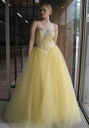 

Custom Made Bright Simple Glittery Top Beaded Neckline Prom Party Dress Wedding Evening Gown Vestido De Festa, Gold