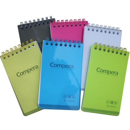

Comix Notebook stationery coils A7 candy color Notepad page portable book