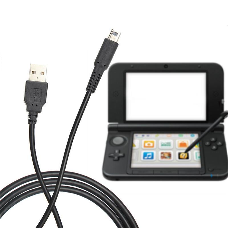 1.2M Black For Nintendo 3DS DSi NDSI XL LL Data Sync Charge Charing USB