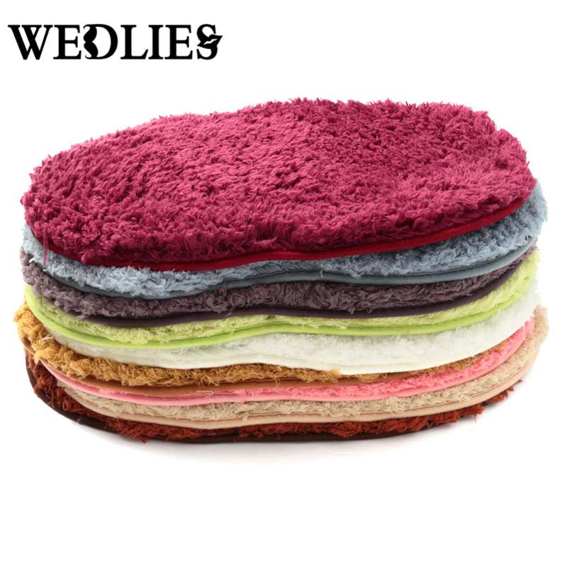 

30 x 50CM Absorbent Soft Bathroom Bedroom Floor Non-slip Mat Bath Shower Rug Plush Door Window Round Rugs Carpets, 01