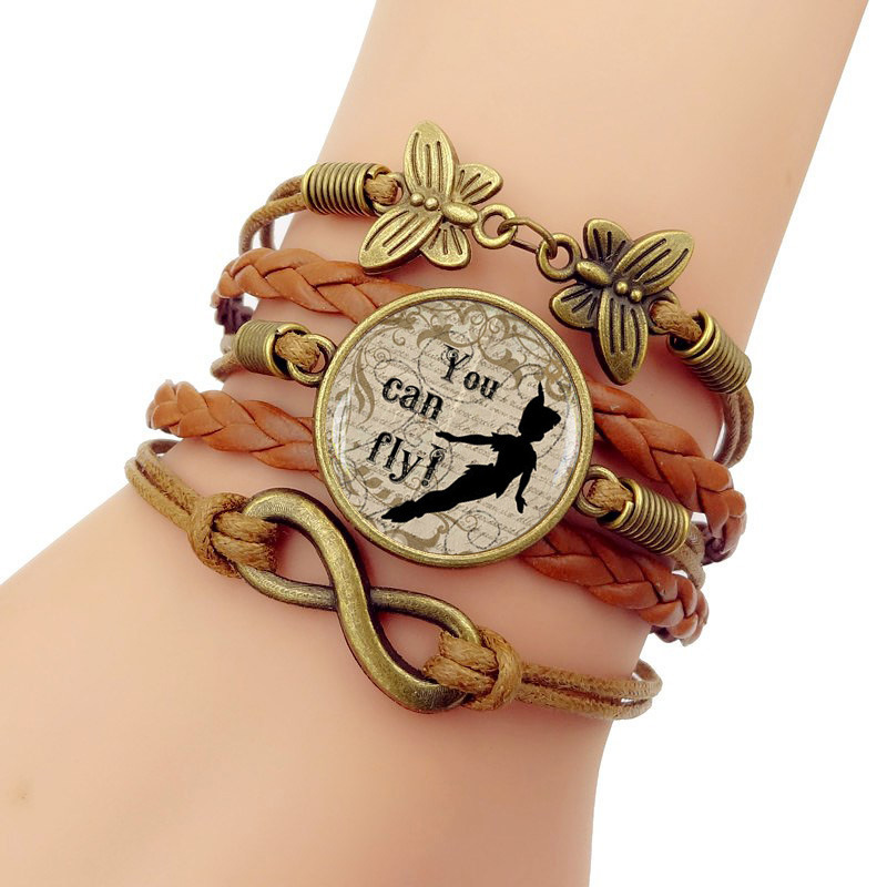 

Fairy Tale World Time Bracelet Peter Pan Fei Glass Hand Decorate