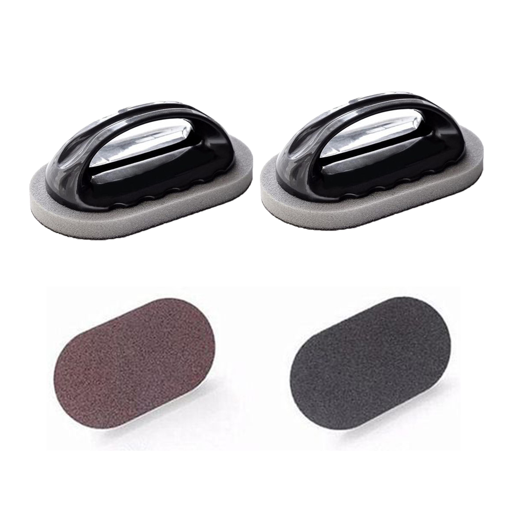 

2pcs kitchen pans pot rust cleaning sponge