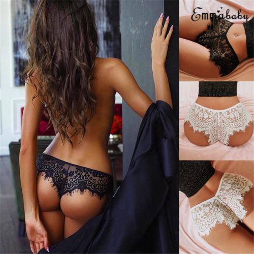 

2020 New Women Lady G-string thong woman Briefs Lingerie Low Waist G-string Underwear panty with lace Panties Thong Sexy Briefs, Style 1 b