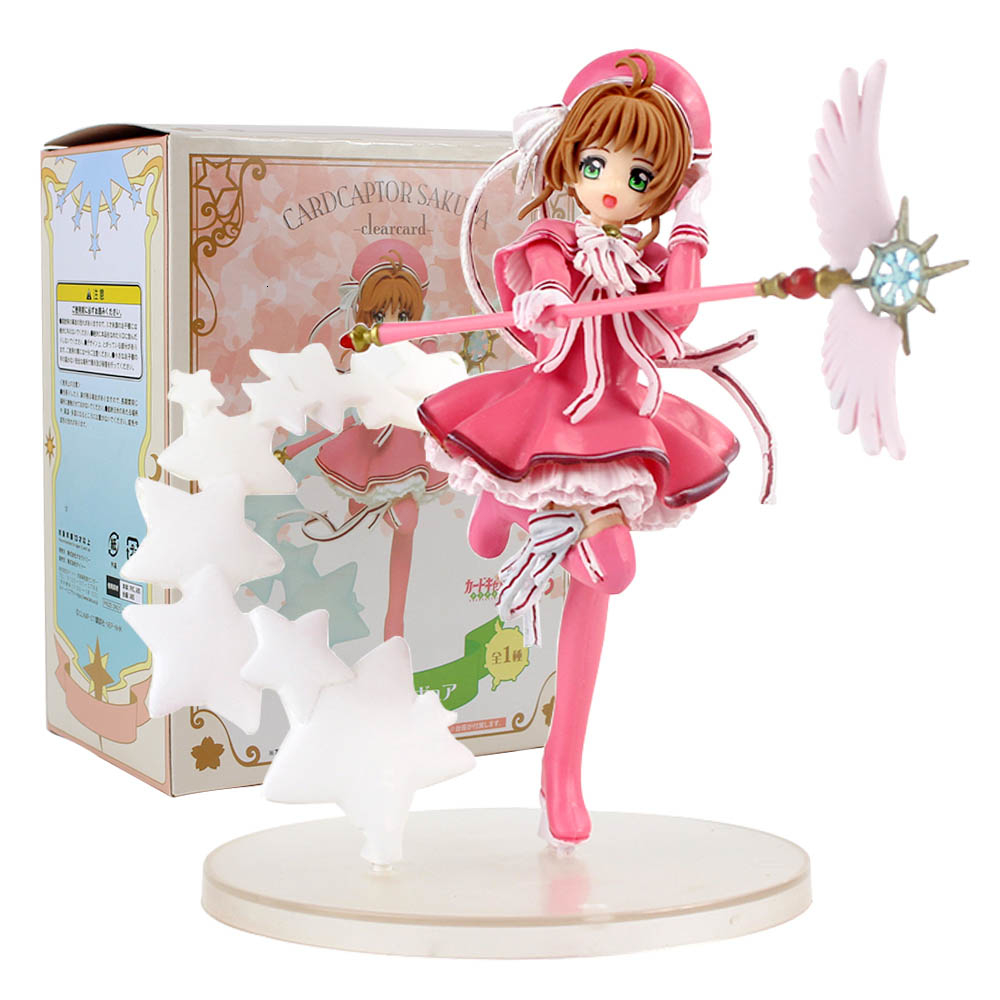 Clear Card Dream Wand Cosplay Prop Stage Perform PVC Wand Cardcaptor Sakura