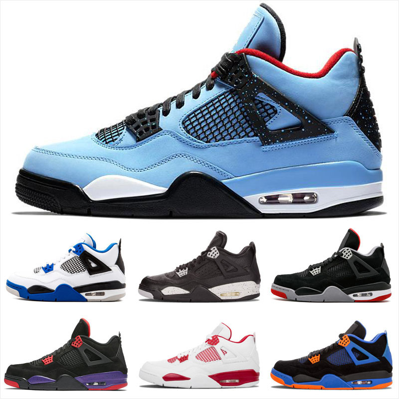 

High Quality 2019 Jumpman 4 OG Mens Basketball Shoes Designer 4s baskets Trainers travis scotts fashion Sneakers chaussures