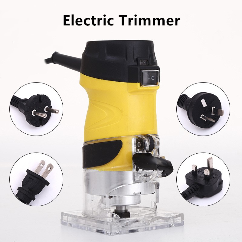 

EU/US Plug 110V/220V Woodworking Electric Trimmer Mini Wood Router Carving Machine Carpentry Power Tools