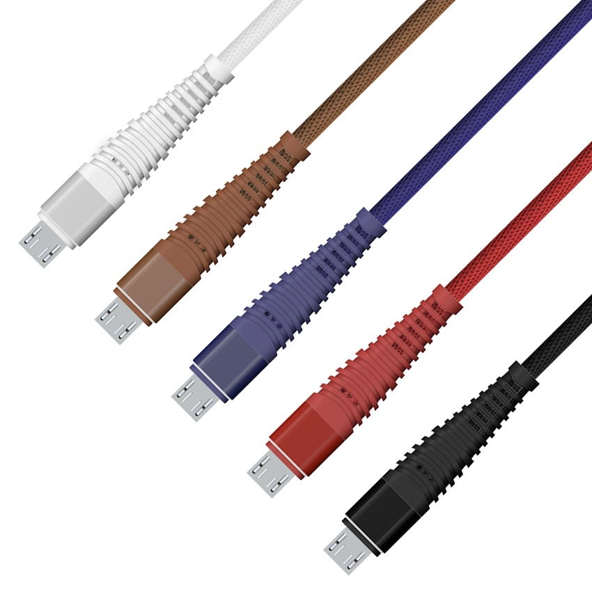 

1m 2m 3m Type C Micro USB Data Charging Cables Fast Charger Cord for Samsung S6 S7 Xiaomi Mobile Phone Cable, Mixed color