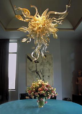 

100% Mouth Blown lamp CE UL Borosilicate Murano Glass Dale Chihuly Art Unique Craft Hanging Lamp Chinese Chandelier