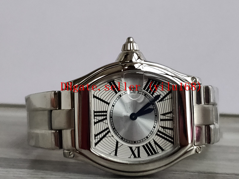 Best Selling Christmas gift Luxury Top Quality 33mmSTAINLESS STEEL Bracelet LADIES Quartz Sports Watch Silver ripples W62016V3 Womens Wris-image-502397780