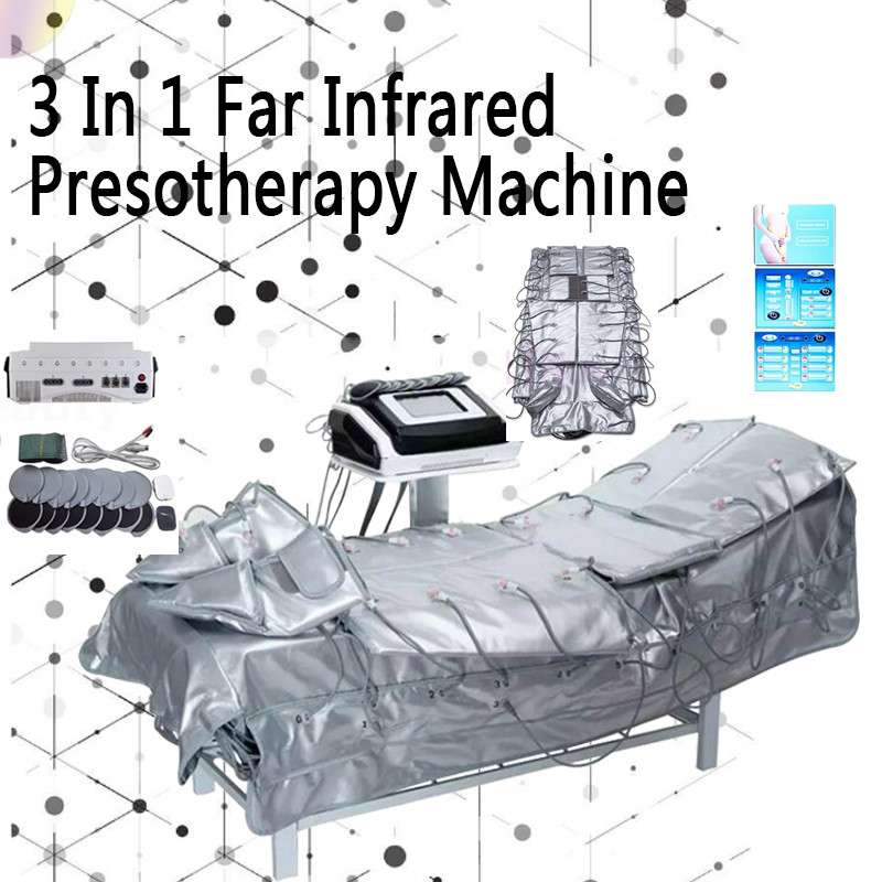 

Professional Pressotherapy Slimming machine air pressure lymph drainage EMS massage Far Infrared Wrap Slimming body shaping equipment