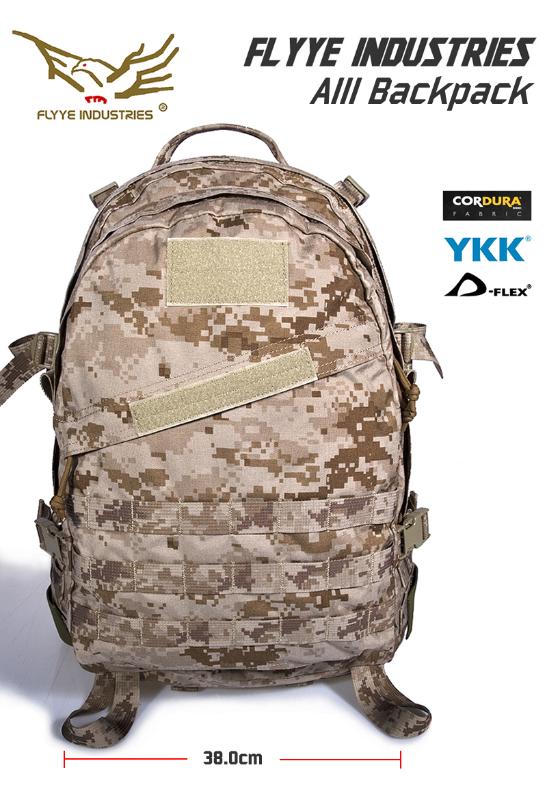 

FLYYE MOLLE AIII Backpack PK-M001, Black