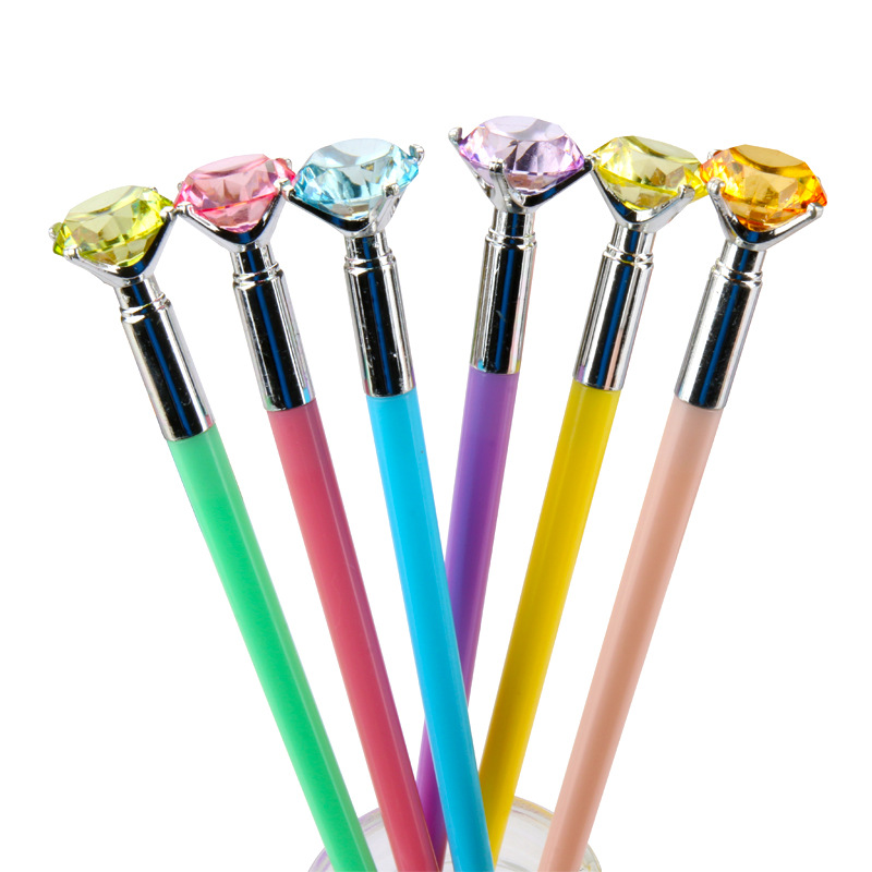 

1pc Chopsticks Diamond Black Gel Pen Stationery Kawaii School Supplies Gel Ink Pen School Stationery Office Suppliers, Random