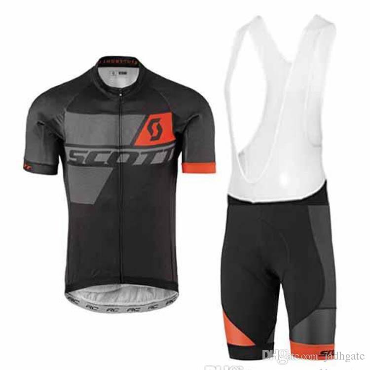 

SCOTT Pro cycling jersey summer Short Sleeve cycle clothing MTB Ropa Ciclismo Bicycle maillot Bib shorts Set bicicleta D1421, Bib shorts sets