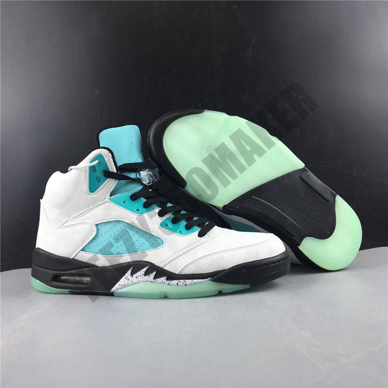 2020 OG box IslandGreen Reflective 5 5s Hommes Chaussures de basket-ball snow leopard Athletic Sport Sneakers Designers Trainers CN2932-100 7-13