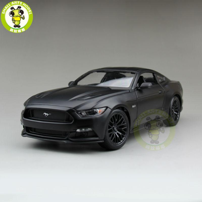 

1:18 Ford Mustang GT 5.0 diecast car model for gifts collection hobby Mae Black maisto