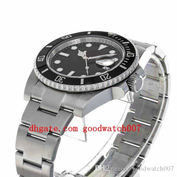 

Mens High Quality Basel Men's date Sport 16610 Sub Random 116610LN Mechanical Automatic Mens wristwatches Man's Ceramic Bezel Watches, Black