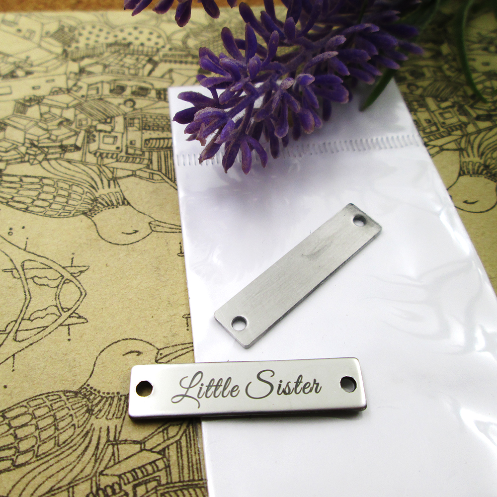 

40pcs--"Little Sister Connector"stainless steel charms more style for choosing DIY Charms pendants for necklace